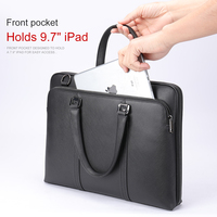 MARRANT Sac à main pour homme, sacoche classique noire en cuir, sacoche pour ordinateur portable, sacoche en cuir véritable, sacoche de bureau pour homme