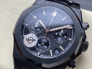 Reloj Mecánico de Lujo, Super Calidad, Resistente al Agua, 41mm, Fábrica APS, Movimiento 4401, 26240, Audemars Chrono, Cerámica Negra - Product Image 3