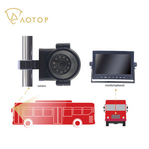 Aotop – caméra de recul 12V montée sur le rétroviseur de voiture, caméra de sécurité pour Zone aveugle avec vue latérale droite gauche - Product Image 2