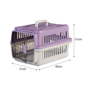 Usine Hot Sellers PET Cage en plastique Chien Transporteur Voyage Chat Chariot Cage Extérieure Pet Boîte à Air - Product Image 4