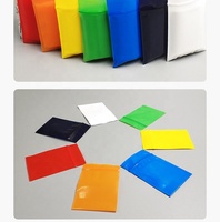 Bolsa Ziplock plana de plástico PE, cierre con cremallera colorida para embalaje