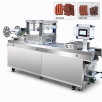 Machine d'emballage sous vide automatique à film étirable continu, machine de scellage de barquettes alimentaires, machine de thermoformage