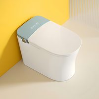 Toilettes intelligentes en forme de U, pour la maison et le bureau, avec siège chauffant à température constante, toilettes intelligentes à eau.