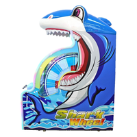 Machine à jetons de jeu de coureur de roue de requin de jeux d'arcade de loterie de billet de fortune