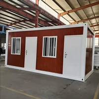 Cabane préfabriquée économique et portable, conteneur détachable, maison préfabriquée modulaire pour bureau
