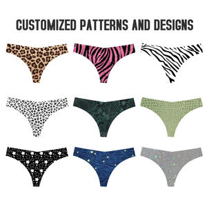 String invisible sans couture, taille basse, culottes en vente, sous-vêtements <span class=keywords><strong>sexy</strong></span> en soie glacée sans trace, bikini pour femmes, type Bragas De Mujer - Product Image 2