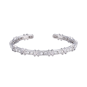 Pulsera de Cadena de Plata de Ley 925 con Moissanita para Mujer, Diseño Moderno, Ideal para Combinar con Estilo Casual, Bodas y Fiestas - Plateada, Perfecta - Product Image 4