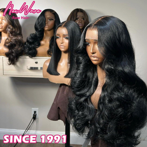 Peluca de Cabello Humano Virgen con Ondas Suaves, Densidad 250, Ondas Brasileñas, Peluca Frontal de Encaje HD 13X6, Peluca Frontal de Encaje HD con Ondas Suaves - Product Image 1