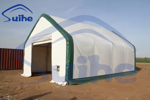 Dôme de toit arqué Abri de garage de <span class=keywords><strong>voiture</strong></span> portable Abri de stockage de bâtiment à <span class=keywords><strong>double</strong></span> treillis - Product Image 5
