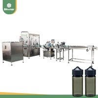 Machine de remplissage et de bouchage automatique pour flacons compte-gouttes, flacons E Liquide, flacons Chubby Gorilla de 15 ml et 100 ml pour ligne d'emballage