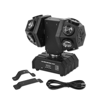 Club disque Led 12 pièces 10W double bras araignée RGBW 4 en 1 tête mobile rotation dj tête mobile faisceau laser barre fête scène lumière