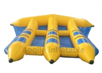 Bateau banane gonflable en forme de poisson volant, en PVC, 4,2 m x 3,6 m, certifié CE pour parcs aquatiques et centres de villégiature