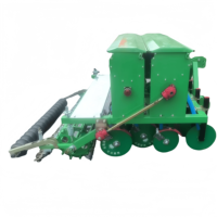 Semoir à disques double rangée 9 disques pour blé et applicateur d'engrais, semoir à céréales pour une plantation efficace et l'apport en nutriments