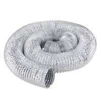Prix usine Offre Spéciale Flexible 4 ''5'' 6 ''8'' 10 ''12'' conduit en aluminium pour tente de culture serre sèche conduit d'évent
