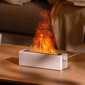 Homefish Machine créative d'arôme à flamme 3D Machine à parfum pour la maison Chambre à coucher veilleuse colorée humidificateur d'aromathérapie de bureau - Product Image 4