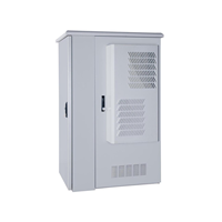 Armoire extérieure W-TEL d'équipement IP55 19 "boîtiers d'alimentation d'énergie de Cabinet de télécom du support 42U avec le climatiseur