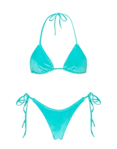 Custom <strong>Bikini</strong> With <strong>Metal</strong> Logo Label High Waist Customized <strong>Bikini</strong> Swimwear Beachwear Sexy Two-piece <strong>String</strong> <strong>Bikini</strong> Set 2024 - Product Image 1