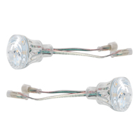 SHIJI Cabochon DC24V 45mm diamètre LED Pixel Light UCS2904 RGBW Point Source lumineuse éclairage paysager