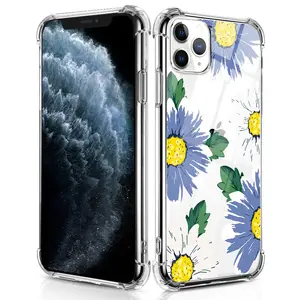 清除透明自定义打印圣诞节设计 tpu 手机保护套为 iPhone 11 圣诞后盖手机配件