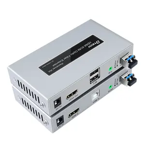 Suporte para formato H.264 Ethernet HD sinal de alta-qualidade 20km 4k vga hdmi para rj45 kvm ip extensor