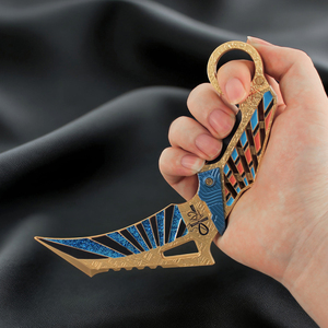 Arena Breakout Game - Modelo de Karambit de Aleación de Zinc de 18 cm, Adorno de Escritorio, Abrecartas de Metal sin Afilar - Product Image 5