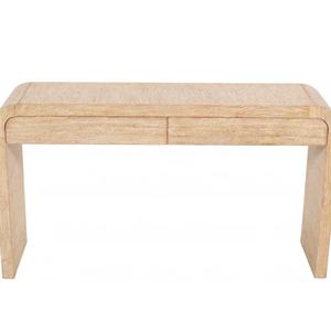 Mesa de Entrada Estrecha de Madera Natural, Estilo Minimalista Clásico, Mueble para Sala de Estar - Product Image 2