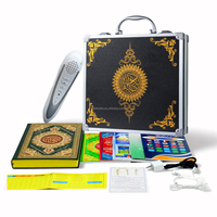 Ramadan pena Gouden mewah kelas atas kotak logam Koran Lezer elektronik pintar Pengambil dan bahasa pena Al Quran Digital untuk Amerika Serikat