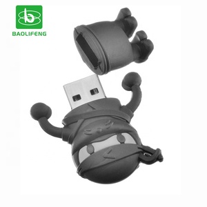 Clé USB 8GB 16GB 32GB Mignon Dessin Animé Miniature <span class=keywords><strong>Ninja</strong></span> Forme USB Lecteur Flash Mémoire Bâton <span class=keywords><strong>de</strong></span> Pouce - Product Image 3