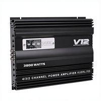 Amplificateur de puissance automobile V12 à quatre canaux 12V, 705 quatre voies 20Hz-20kHz, pour approvisionnement direct transfrontalier