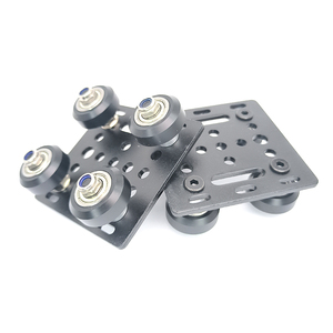 <span class=keywords><strong>Poulie</strong></span> profilée en aluminium 2020 pour imprimante 3D, norme européenne, construction à fente en V, <span class=keywords><strong>poulie</strong></span> à 4 roues - Product Image 4