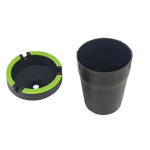 Accesorios para Auto, Cenicero con Tapa Negra Fluorescente, Nuevo Modelo Universal AC-806F de Plástico, Estilo Moderno - Product Image 2