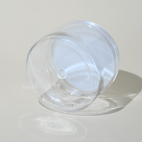 Pots en plastique recyclables de 60g, 100g, 120g, 250g avec couvercle doré pour crème corporelle, emballage cosmétique