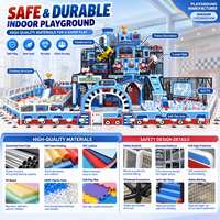 Équipement de terrain de jeu intérieur commercial en alliage d'aluminium personnalisable, taille et capacité sur mesure, solution complète pour centres commerciaux/salles de sport – Vente chaude