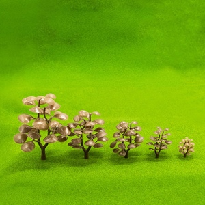 Arbre de simulation en plastique ABS 3D Yunjie, couleur personnalisée, design contemporain, garantie de 5 ans pour la micro-paysage à l'échelle architecturale - Product Image 4