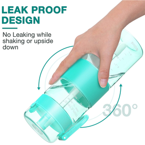 Bouteille d'eau en plastique de ml, avec <span class=keywords><strong>couvercle</strong></span> rabattable, pour la randonnée en plein air, le Camping et les voyages - Product Image 6