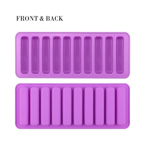 Moule à gâteau <span class=keywords><strong>rectangulaire</strong></span> - Forme en silicone pour chocolats et gâteaux éponge en forme de barre - Product Image 1