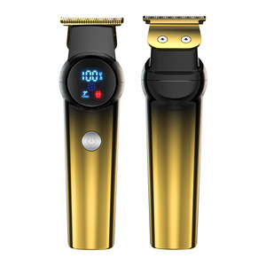เครื่องตัดผมไร้สาย OEM LCD Barber แบบมืออาชีพ ขนาด 0 มม. สำหรับการแกะลายและตัดแต่งทรงผม - Product Image 6
