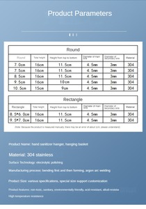 Porta porta porta porta porta per disinfettante per le mani, - Product Image 2