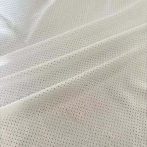 ポリエステルスパンデックス通気性弾性蝶メッシュ生地スポーツシャツメンズドライフィットライトファブリックと日焼け防止服 - Product Image 2