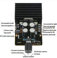 Carte amplificateur TDA7377 Module amplificateur stéréo double canal 12V Kit amplificateur audio DIY