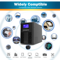 Onduleur monophasé en ligne à onde sinusoïdale pure 2 kVA 1,8 kW pour ordinateur, maison et routeur Wi-Fi – Meilleures ventes