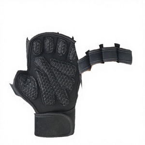 Wholesale Workout Fitness <b>Half</b> Finger Wrist Straps Non <b>Slip</b> Weight Lifting Microfiber Unisex Men Women Gym Cycling Outdoor - Product Image 2