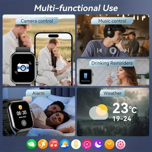 P131 2026 Nuevo Reloj Inteligente para iOS Watch Ultra2 para Mujer, 1000mAh, Pantalla Táctil AMOLED de 1.85'', Llamadas Bluetooth, Reloj Inteligente de Moda para Dama - Product Image 3