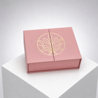 Boîte cadeau rigide à double porte personnalisée, vente en gros, boîte en carton premium, fermeture magnétique, pour cosmétiques, emballage cadeau de fête