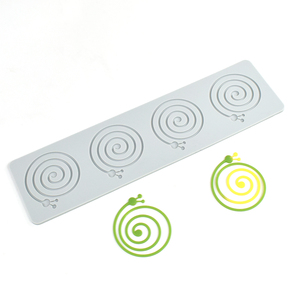 Moule en silicone en forme de tulipe et d'escargot pour pâtisserie, décoration de plats froids, outil de cuisson circulaire pour gâteaux au chocolat - LFM-517 - Product Image 2