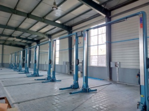 BAOHUA, elevador de tijera individual de alta resistencia, <span class=keywords><strong>rampa</strong></span> de pico asimétrica de 45 °, Gato rápido eléctrico, dos postes de estacionamiento de cuatro postes, último hidráulico - Product Image 5