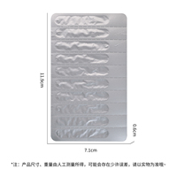 Lot de 10 embouts de ponceuse à ongles en diamant, en aluminium, emballés individuellement, pour manucure et pédicure