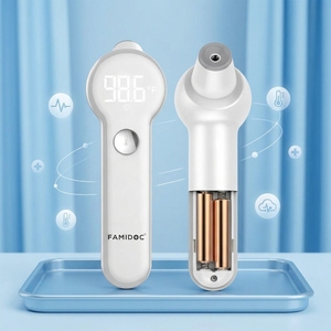Automatic Talking Blood Digital Thermometer Full Screen LED Display Electric BP Machine Voice Broadcast Home Health Care Use