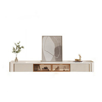 Table basse moderne meuble TV combinaison meubles de salon plaque de roche irrégulière simple armoire de rangement créative pour la maison haut