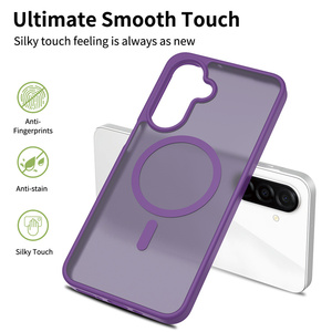 <span class=keywords><strong>Coque</strong></span> <span class=keywords><strong>de</strong></span> Téléphone Magnétique Rigide Transparente Mate pour Samsung <span class=keywords><strong>Galaxy</strong></span> S25 S24 S23 A17 A15 A16 A25 A35 A55 A36 <span class=keywords><strong>A5</strong></span> 4G 5G - Product Image 3